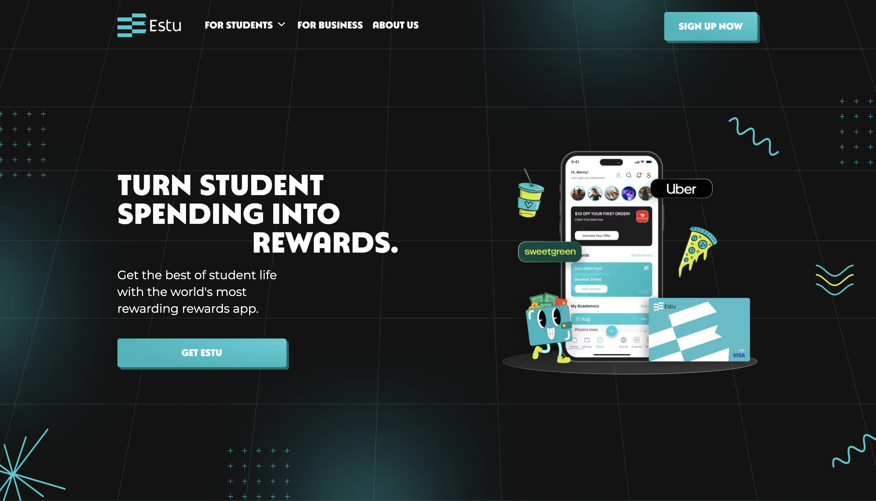 Estu Admin & Landing Page